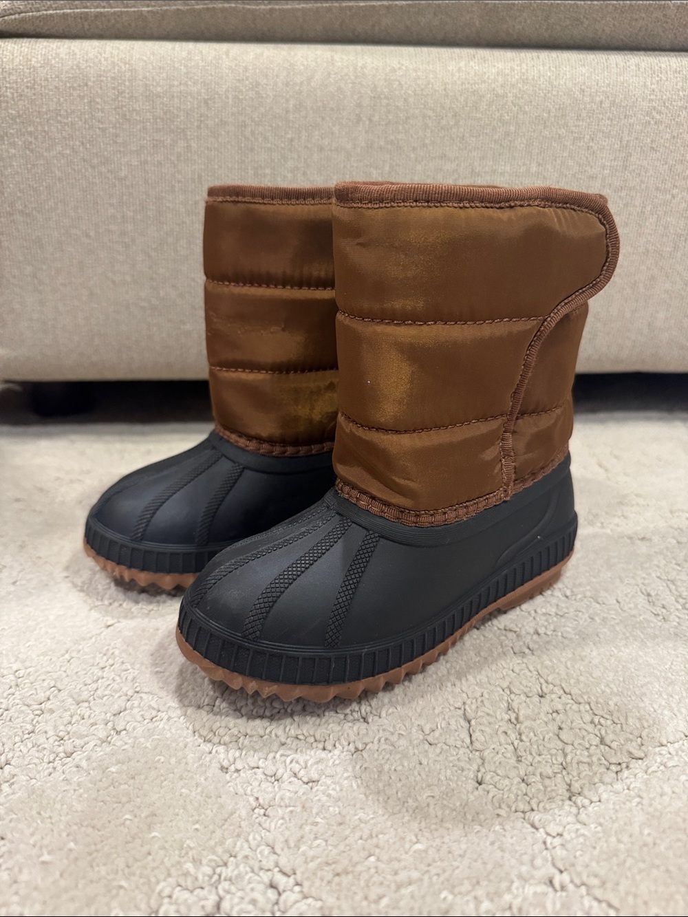 Old Navy Kids Brown and Black Winter Boots